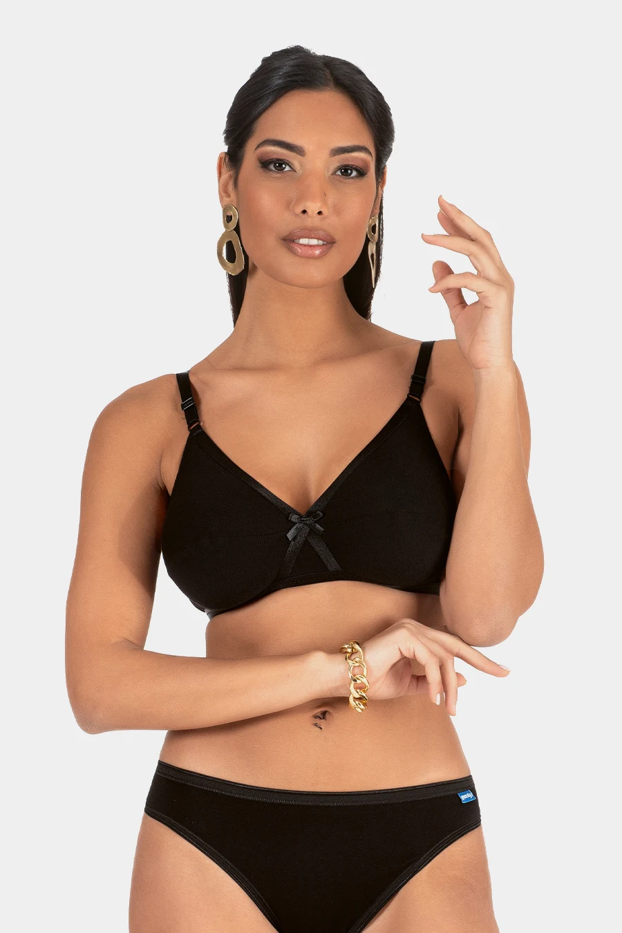 Reggiseno incrociato 100% cotone Charme