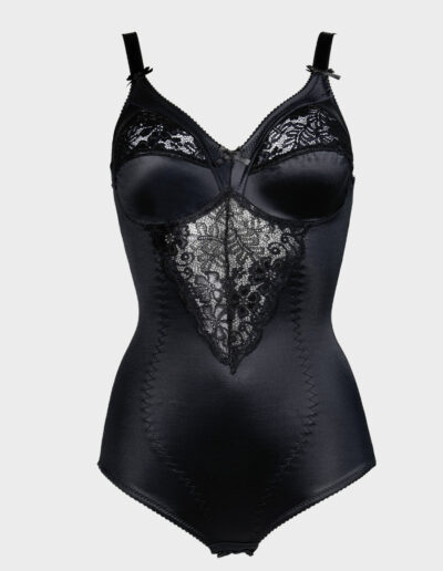 body modellante tecnike nero intimo donna charme