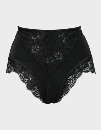 guaina modellante pizzo nera intimo donna charme