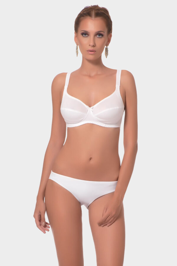 reggiseno in cotone bianco intimo donna charme