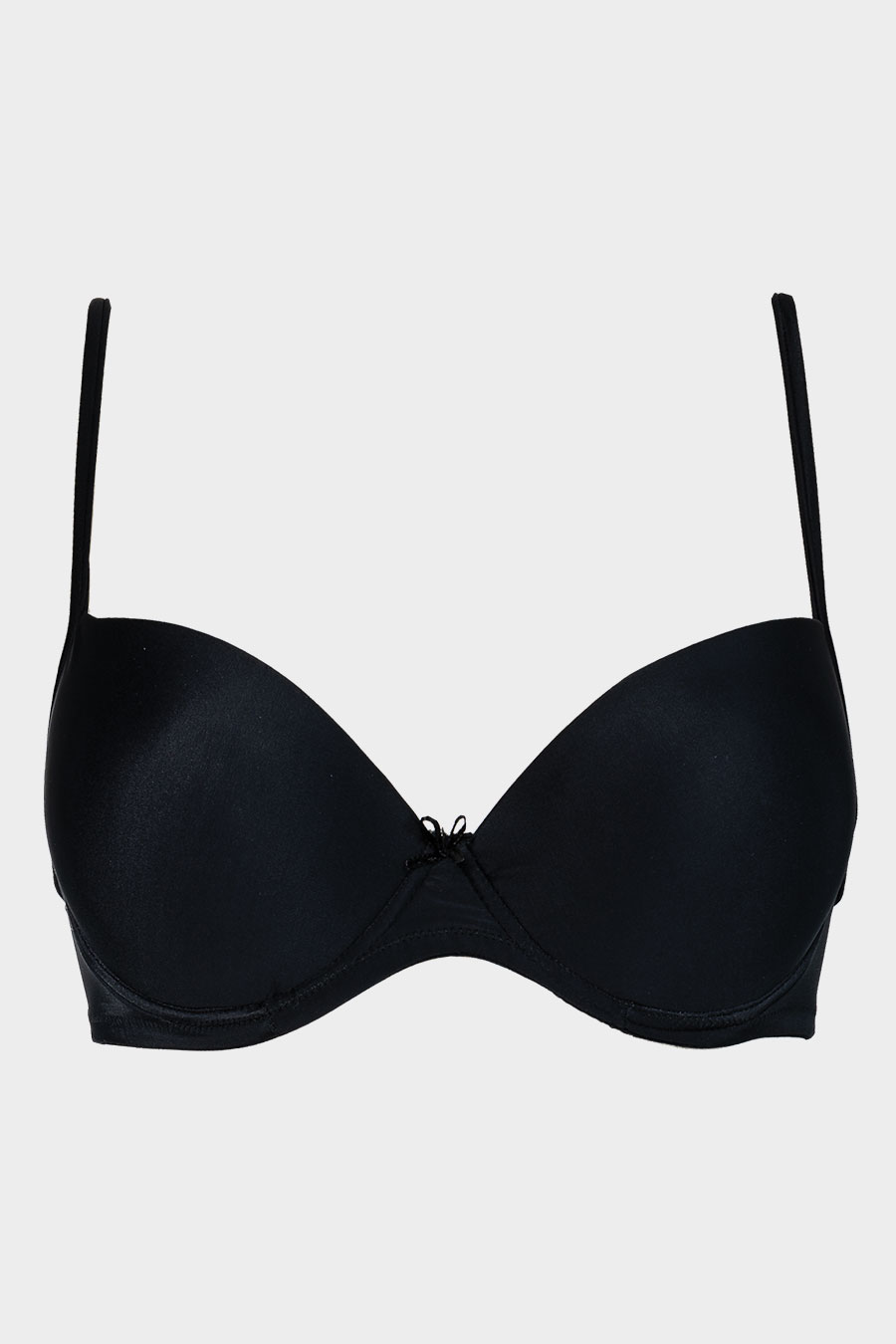 reggiseno imbottito microfibra nero intimo donna charme