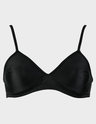 reggiseno triangolo sfoderato microfibra nero intimo donna charme