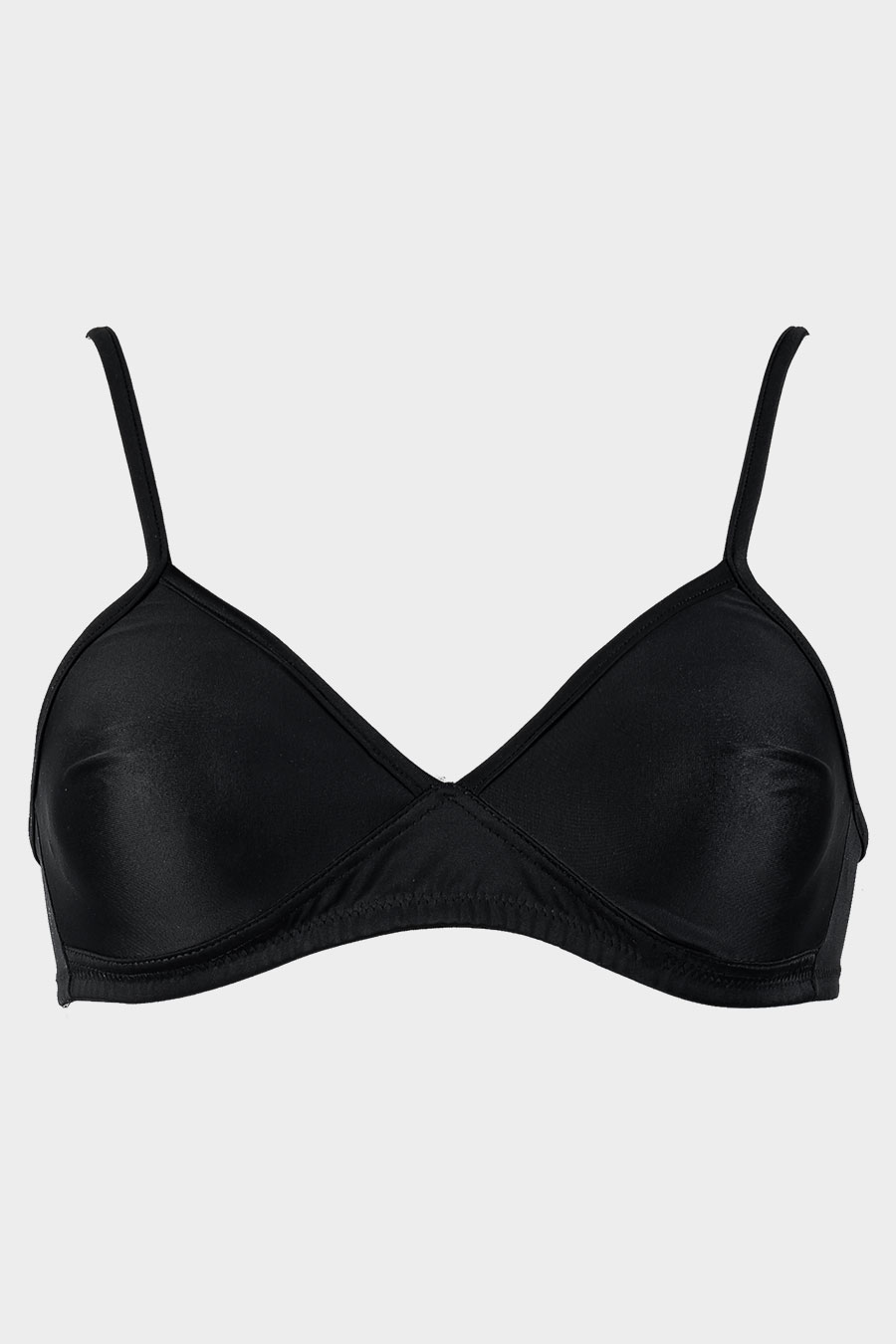 reggiseno triangolo sfoderato microfibra nero intimo donna charme