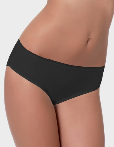 slip cotone nero intimo donna charme