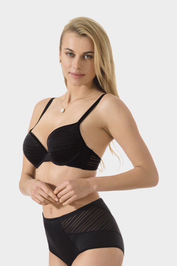 reggiseno push nero up intimo donna charme
