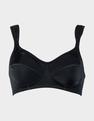reggiseno doppiato microfibra nero intimo donna charme